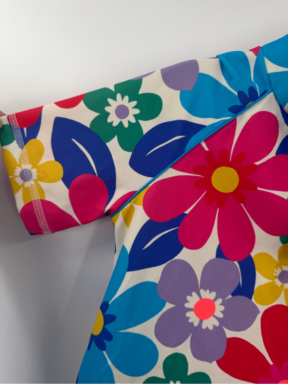 Mini Boden Floral Rashguard - Picture 4 of 5
